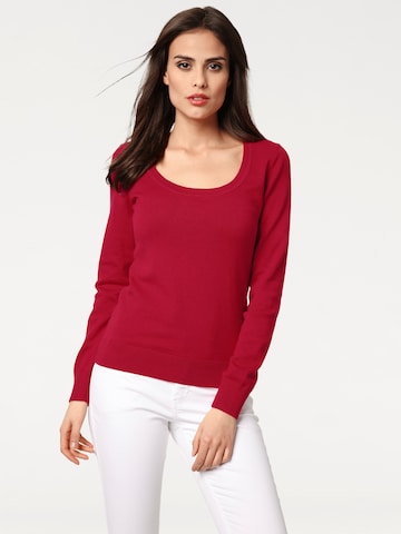 Pull-over heine en rouge : devant