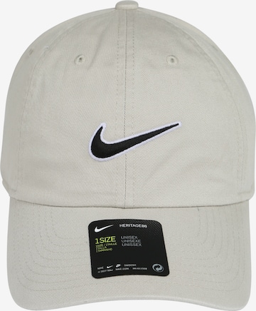 Casquette 'Heritage86' Nike Sportswear en beige : devant