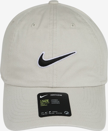 Cappello da baseball 'Heritage86' di Nike Sportswear in beige: frontale