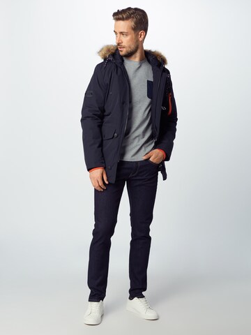 Parka d’hiver 'Leake' INDICODE JEANS en noir