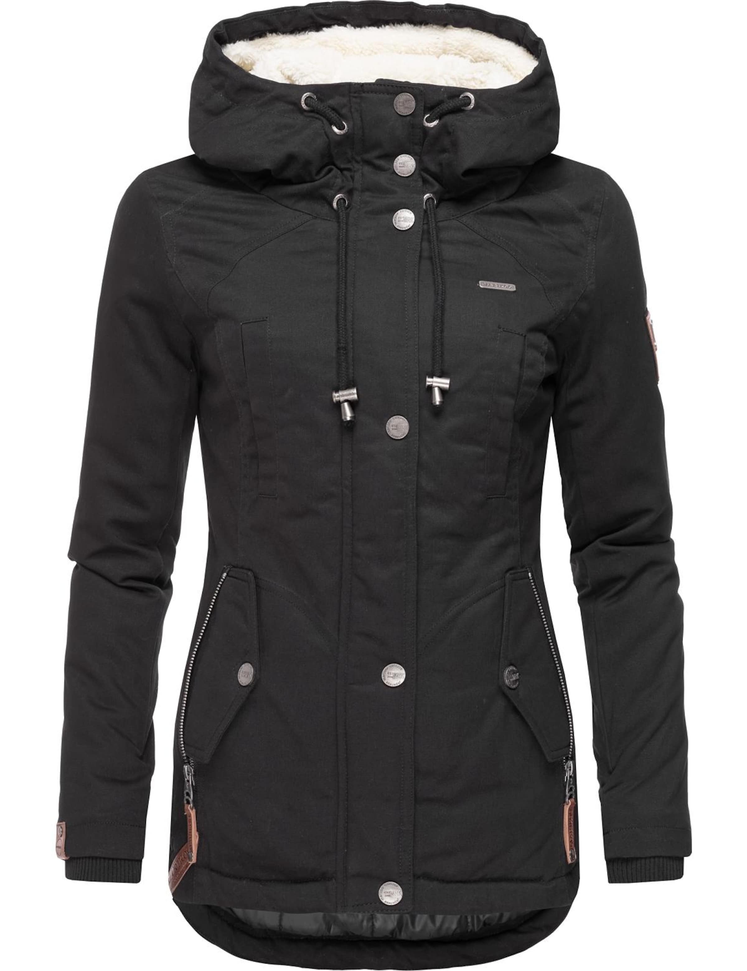 MARIKOO Talveparka 'Bikoo', värv must