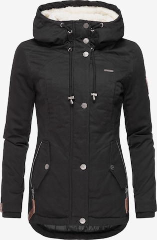 MARIKOO Winterjacke 'Bikoo' in Schwarz