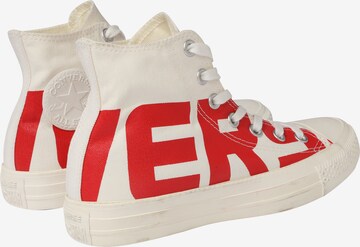 CONVERSE Sneakers hoog 'Chuck Taylor All Star' in Wit: terug