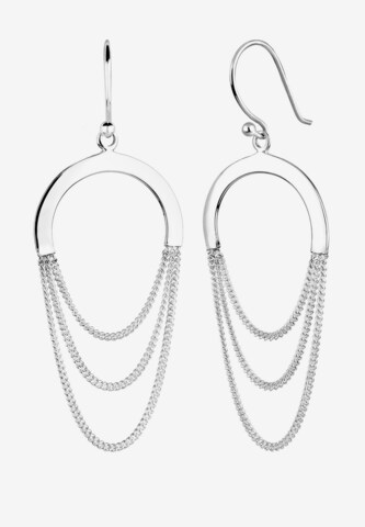 Boucles d'oreilles 'Geo' ELLI en argent