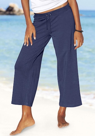 BEACH TIME Loosefit Broek in Blauw: voorkant