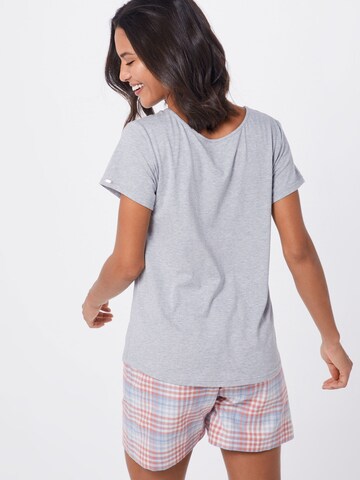 Skiny Pajama shirt 'Sleep & Dream' in Grey: back