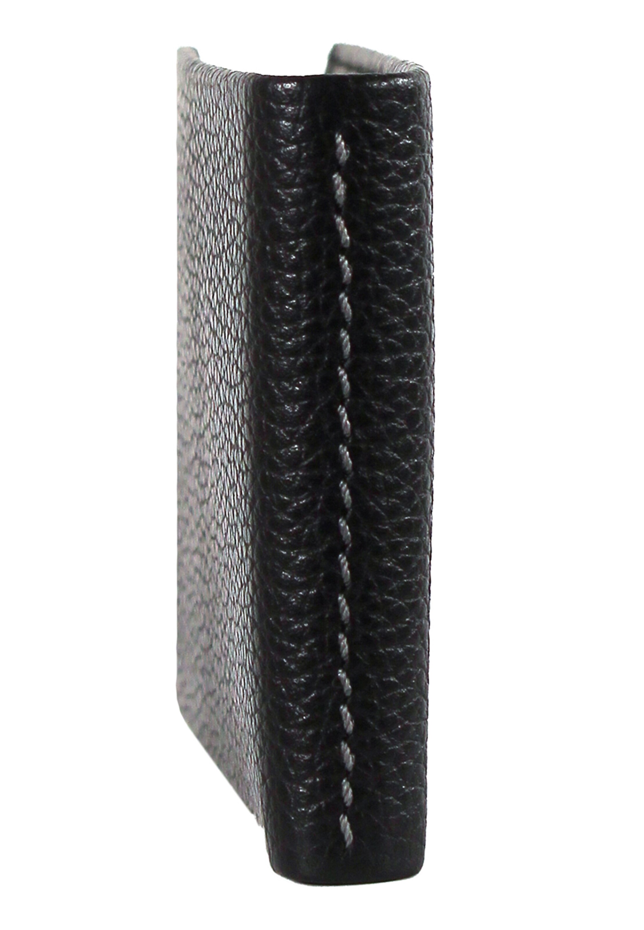 Portamonete 'Prato' di Braun Büffel in nero