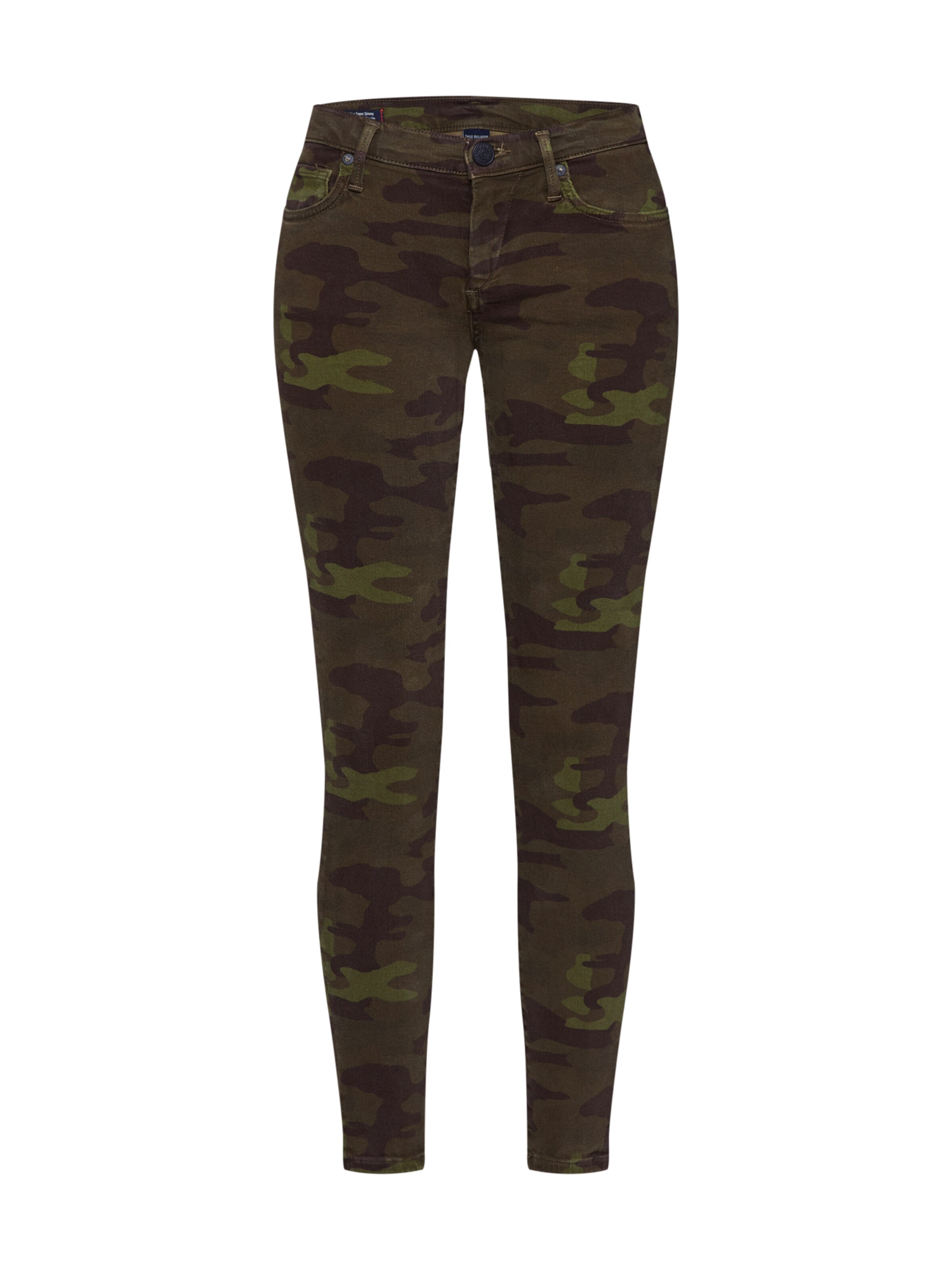 True Religion - Jeans 'HALLE CAMO' in de kleur Bruin