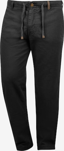 INDICODE JEANS Regular Leinenhose 'Ives' in Schwarz: predná strana