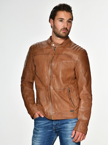 MUSTANG Between-Season Jacket 'Wellington' in Brown: front