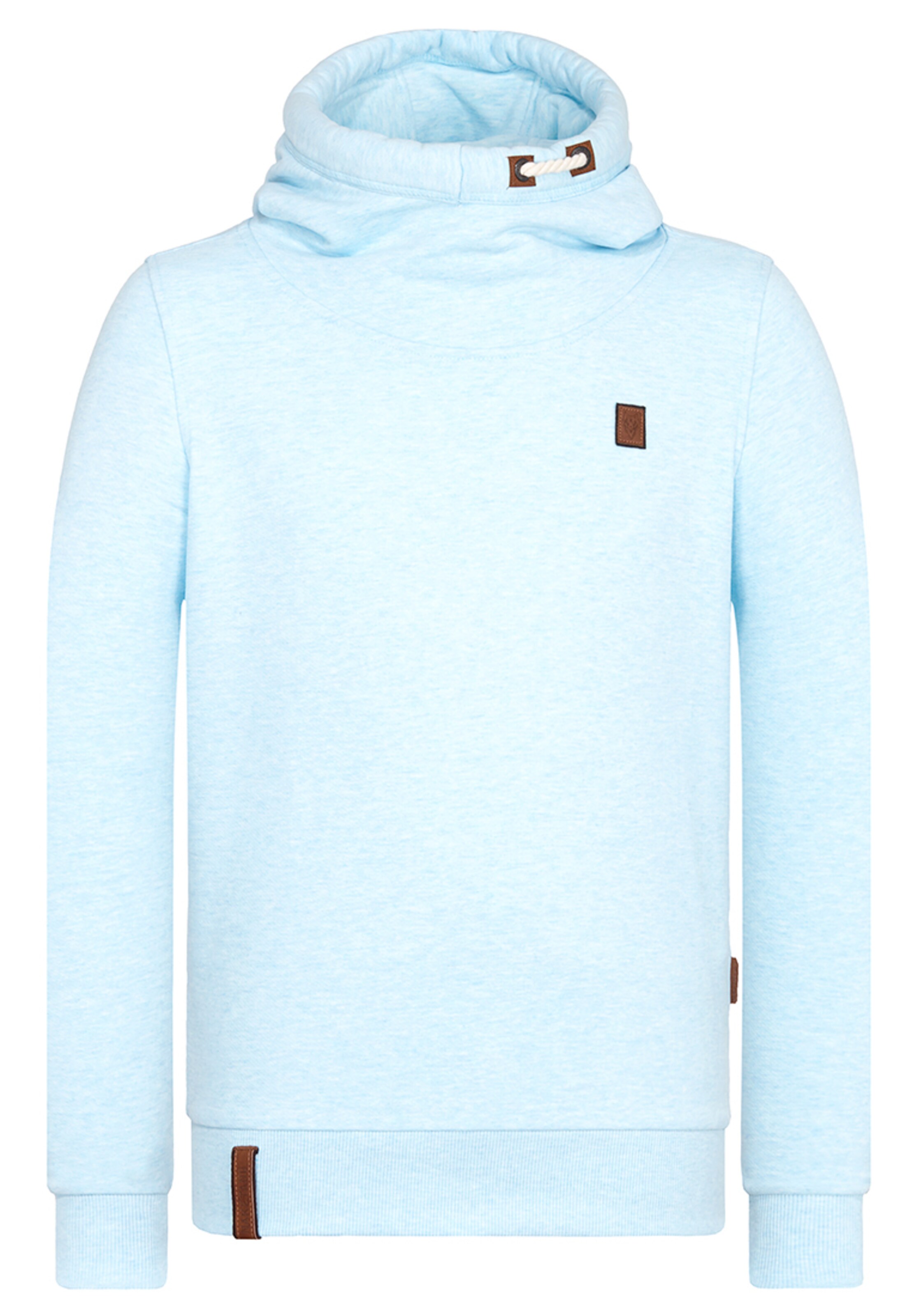 naketano - Sweatshirt 'Kobragurke Pimped IV' in de kleur Lichtblauw