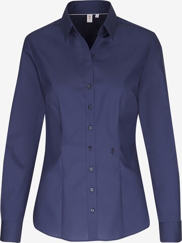 Camicia da donna di SEIDENSTICKER in blu: frontale