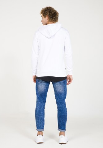 Sweat-shirt PLUS EIGHTEEN en blanc