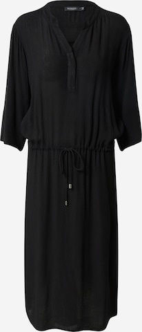 SOAKED IN LUXURY Sukienka koszulowa 'Zaya' w kolorze czarny: przód