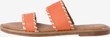 TAMARIS Mules in Orange