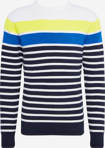 TOMMY HILFIGER Regular fit Trui 'Breton' in Blauw: voorkant