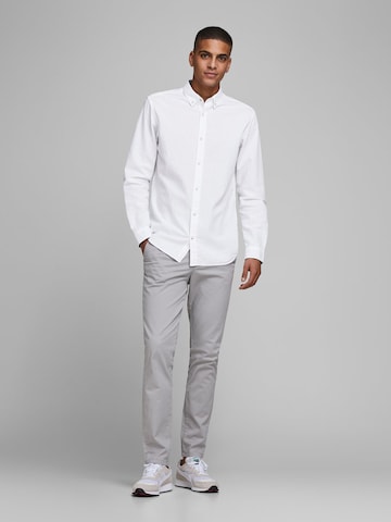 JACK & JONES Slim fit Button Up Shirt in White