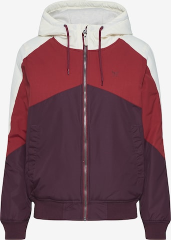 Iriedaily Jacke 'Tri Colore Jacket' in Rot: predná strana