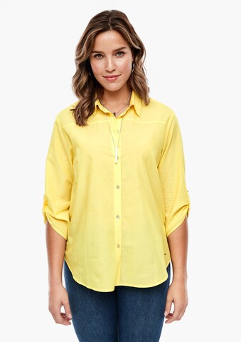 TRIANGLE Blouse in Yellow: front