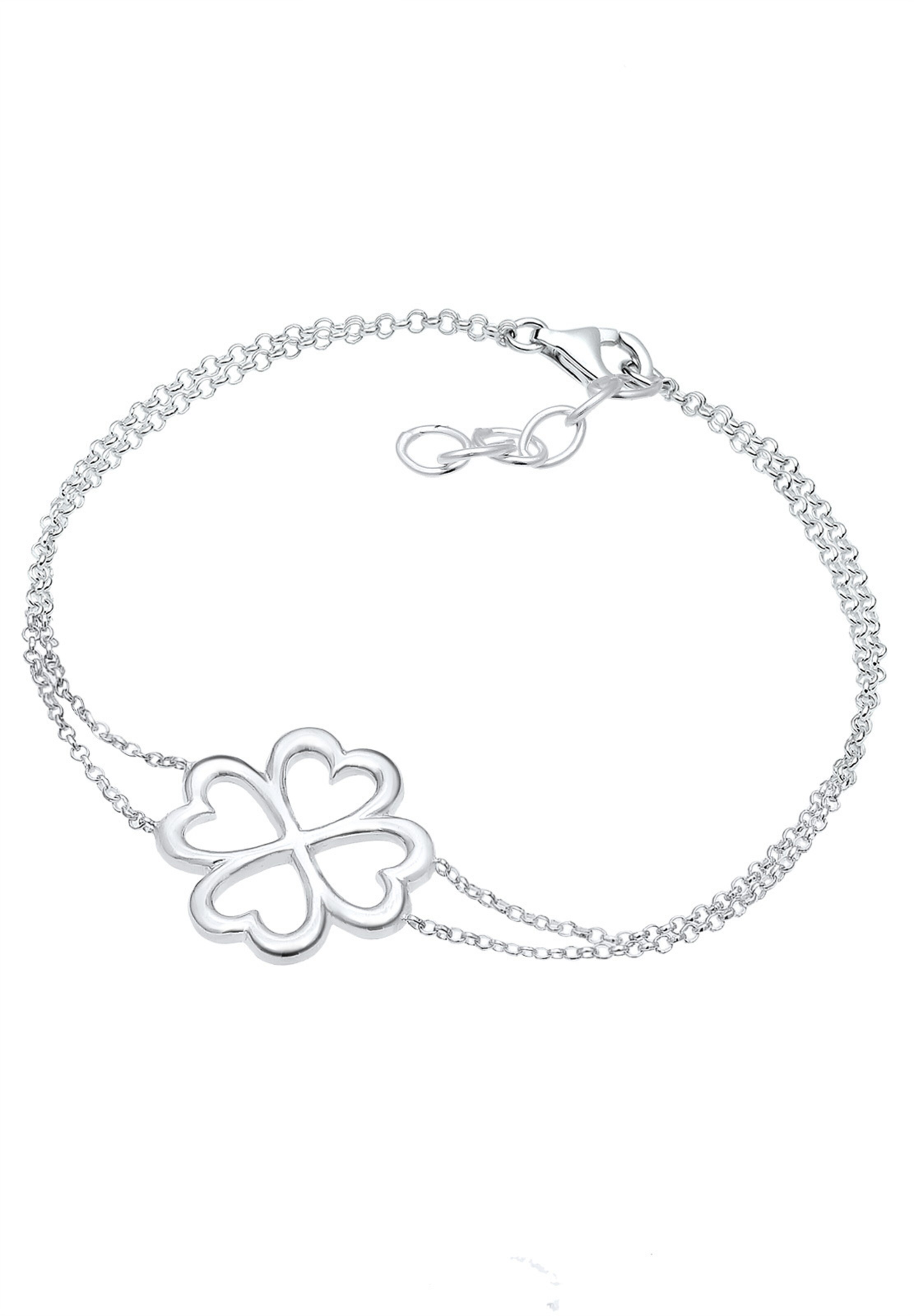 ELLI Bracelet 'Kleeblatt' in Silver
