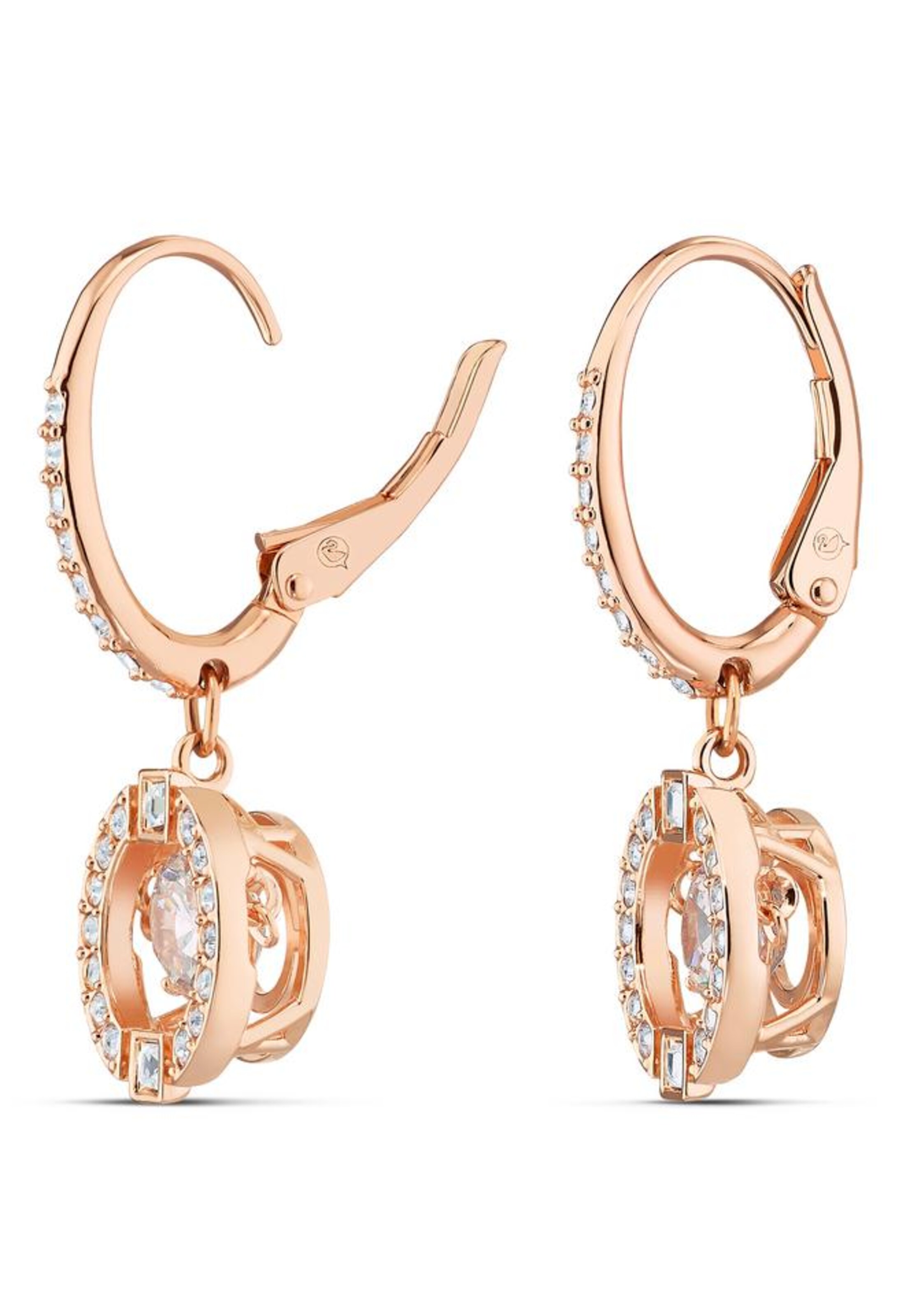 Swarovski Øreringe 'Una' i guld