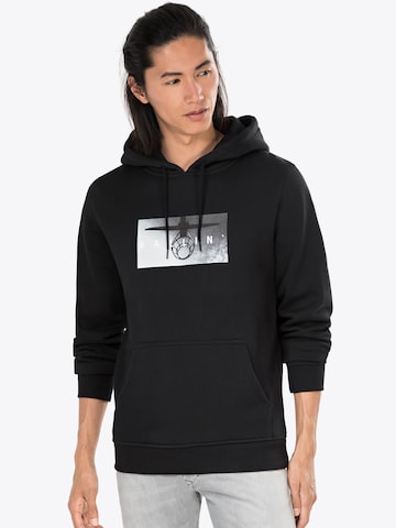 Sweat-shirt Mister Tee en noir : devant