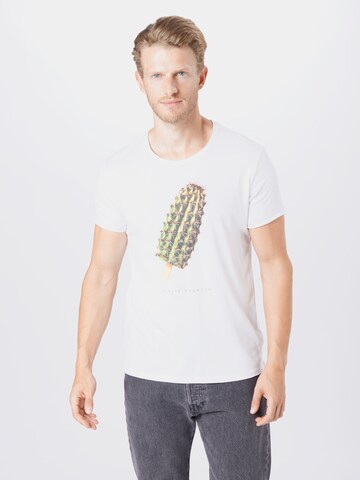 Regular fit Maglietta 'Cactus Ice' di EINSTEIN & NEWTON in bianco: frontale