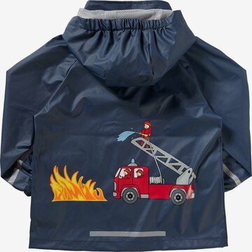 PLAYSHOES Weatherproof jacket 'Feuerwehr' in Blue
