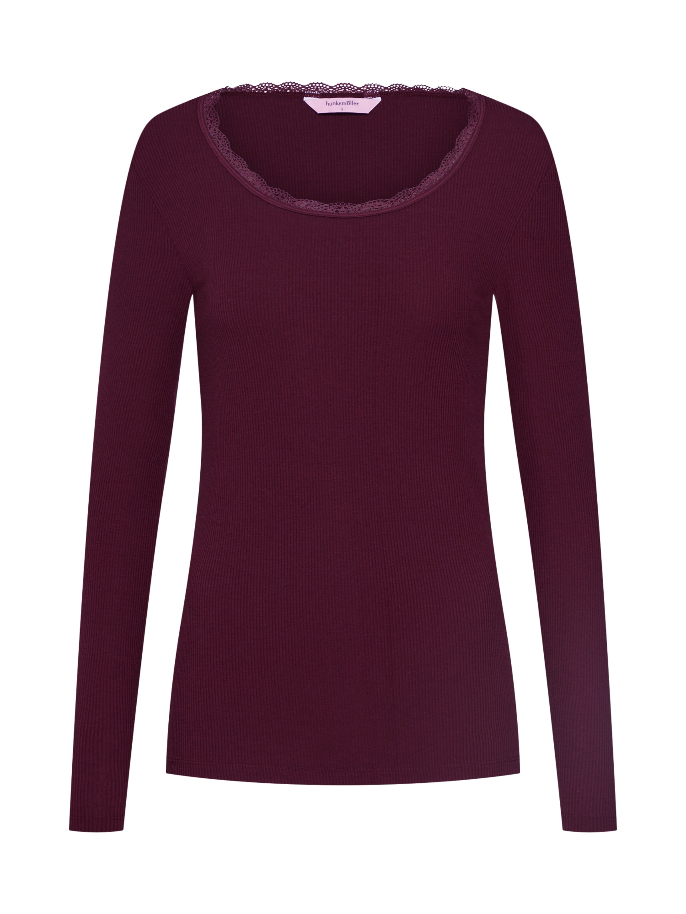 Hunkemöller - Slaapshirt in de kleur Wijnrood