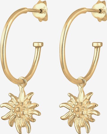 Boucles d'oreilles 'Edelweiss' ELLI en or : devant