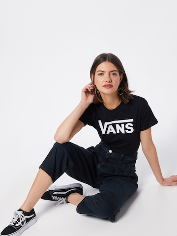 VANS Shirt 'WM FLYING V CREW' in Black