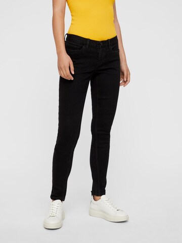 Skinny Jeans de la Noisy may pe negru: față