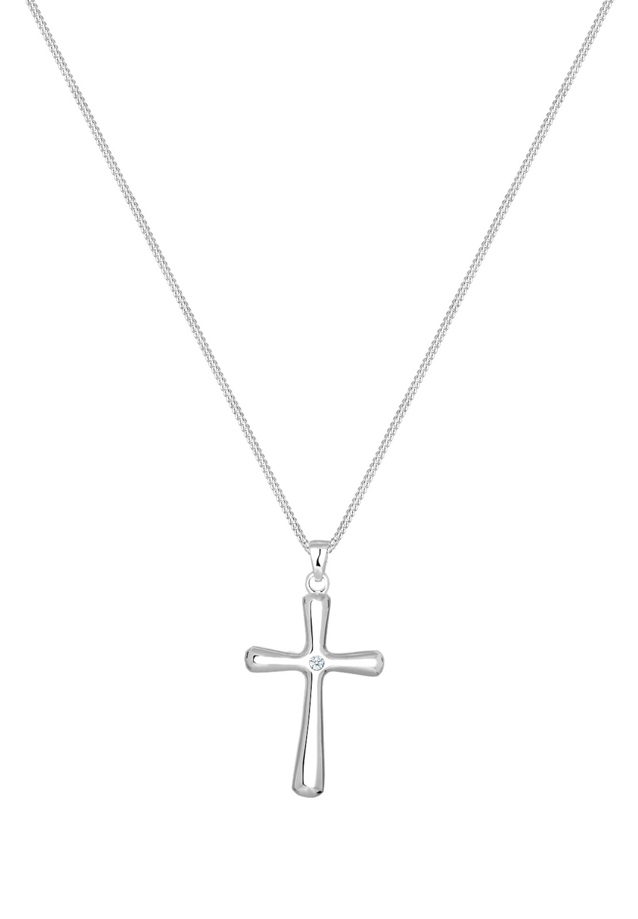 Chaîne 'Kreuz' Elli DIAMONDS en blanc