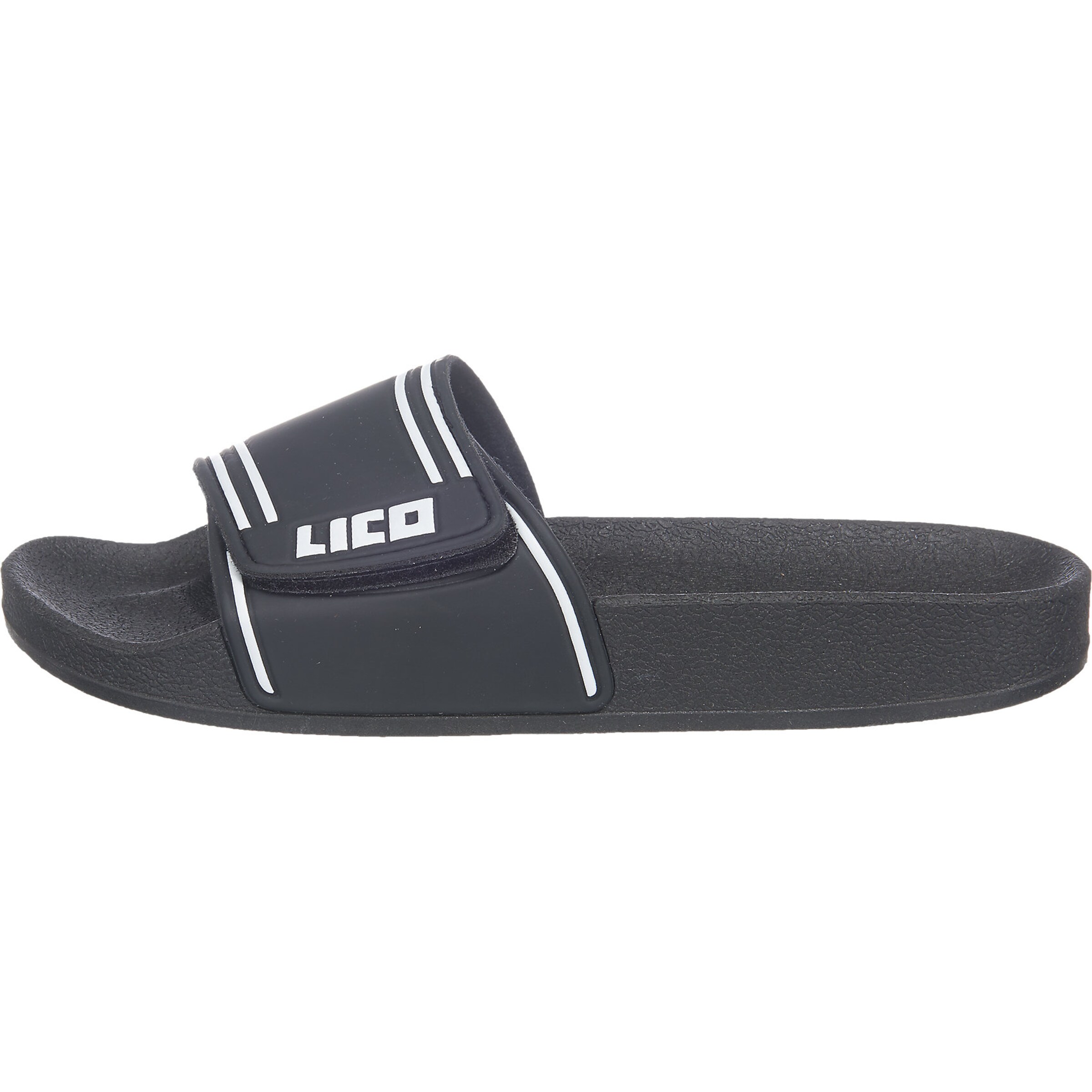 LICO Mule 'Coast V' in Black: front