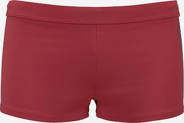 s.Oliver Boxer-Badehose in Rot