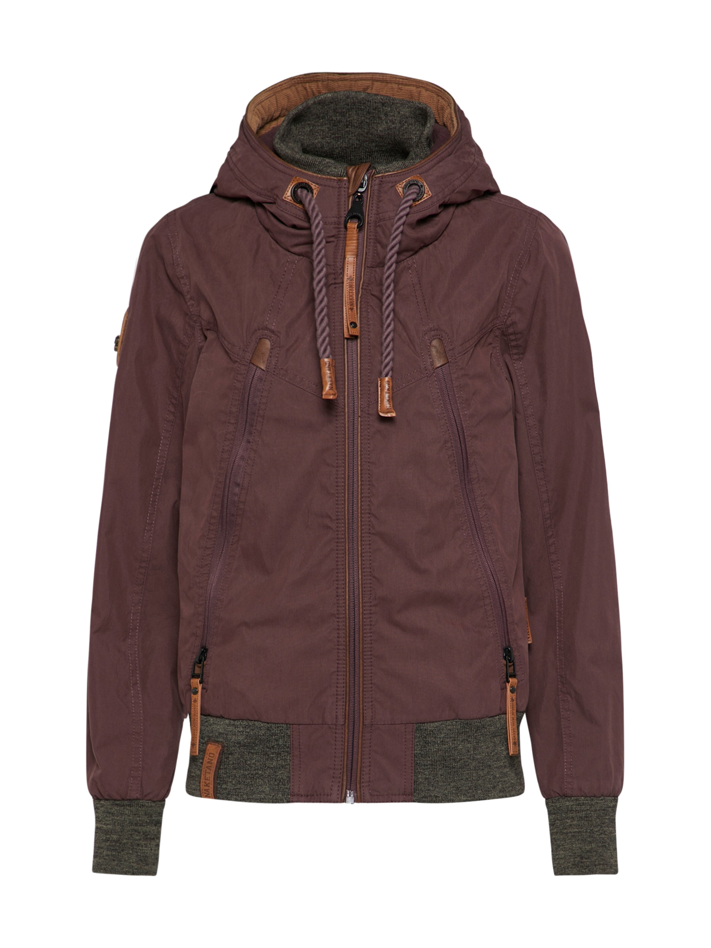 naketano - Tussenjas in de kleur Roestbruin