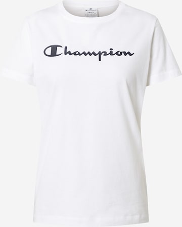 Champion Authentic Athletic Apparel Tričko – bílá: přední strana