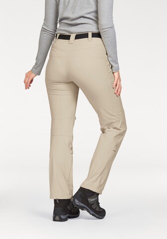 Maier Sports Regular Outdoor Pants 'Lulaka' in Beige