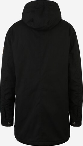 Fjällräven Outdoor jacket 'Greenland' in Black: back