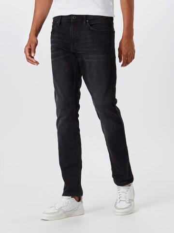 ESPRIT Slimfit Jeans in Zwart: voorkant