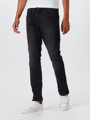 ESPRIT Slimfit Jeans i svart: framsida