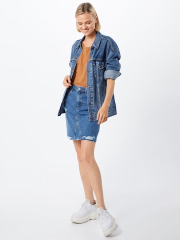 Noisy may Shirt 'Mathilde' in Brown