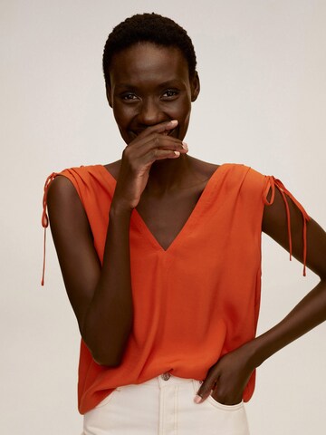 MANGO Top 'Klement' in Orange: Vorderseite