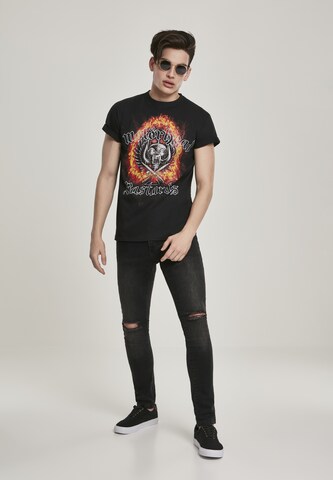 Mister Tee Shirt in Black: front