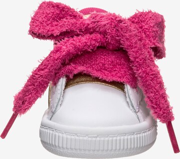 PUMA Sneakers 'Minions Basket Heart Fluffy' in Roze