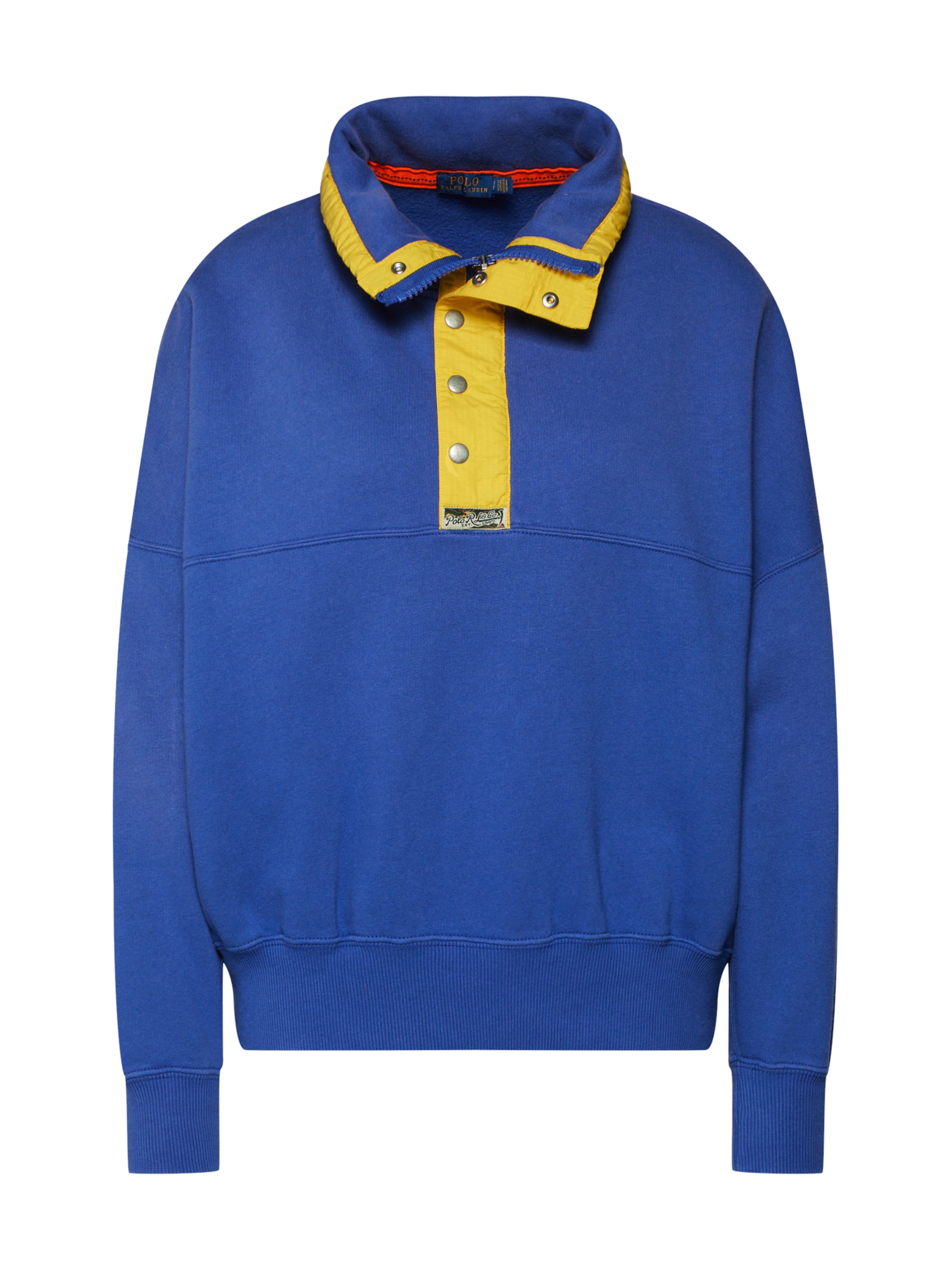 POLO RALPH LAUREN - Sweatshirt 'OS FNLNK-LONG SLEEVE-KNIT' in de kleur Blauw
