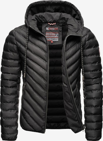 NAVAHOO Steppjacke 'Fey-Tun' in Schwarz