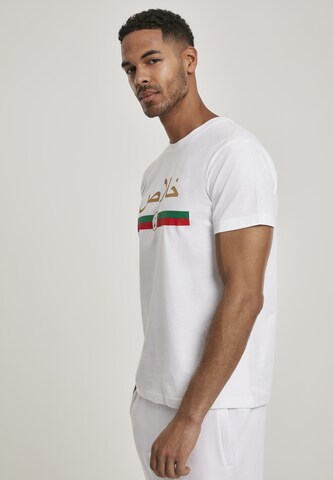 Mister Tee T-Shirt 'Khalas' in Weiß: Vorderseite