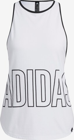 ADIDAS SPORTSWEAR - Top desportivo em branco: frente