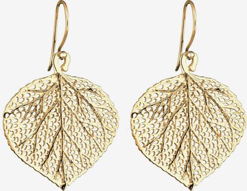 ELLI Earrings 'Blatt' in Gold: front